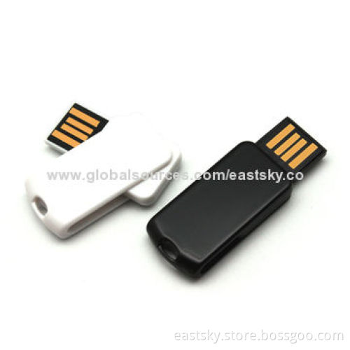 Twist USB Flash Drive with Waterproof and Dust-proof Chipset Insert, Free for 2-year Warranty